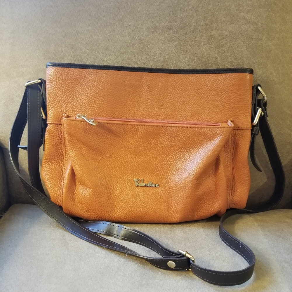 Valentina leather crossbody bag